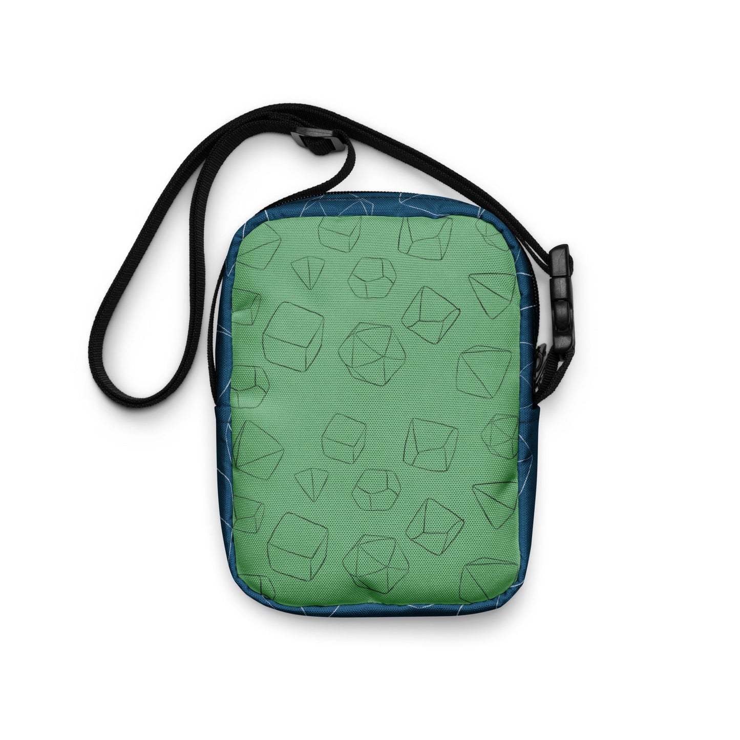 Utility crossbody bag - Blue & Green - The Nerd Supply Company