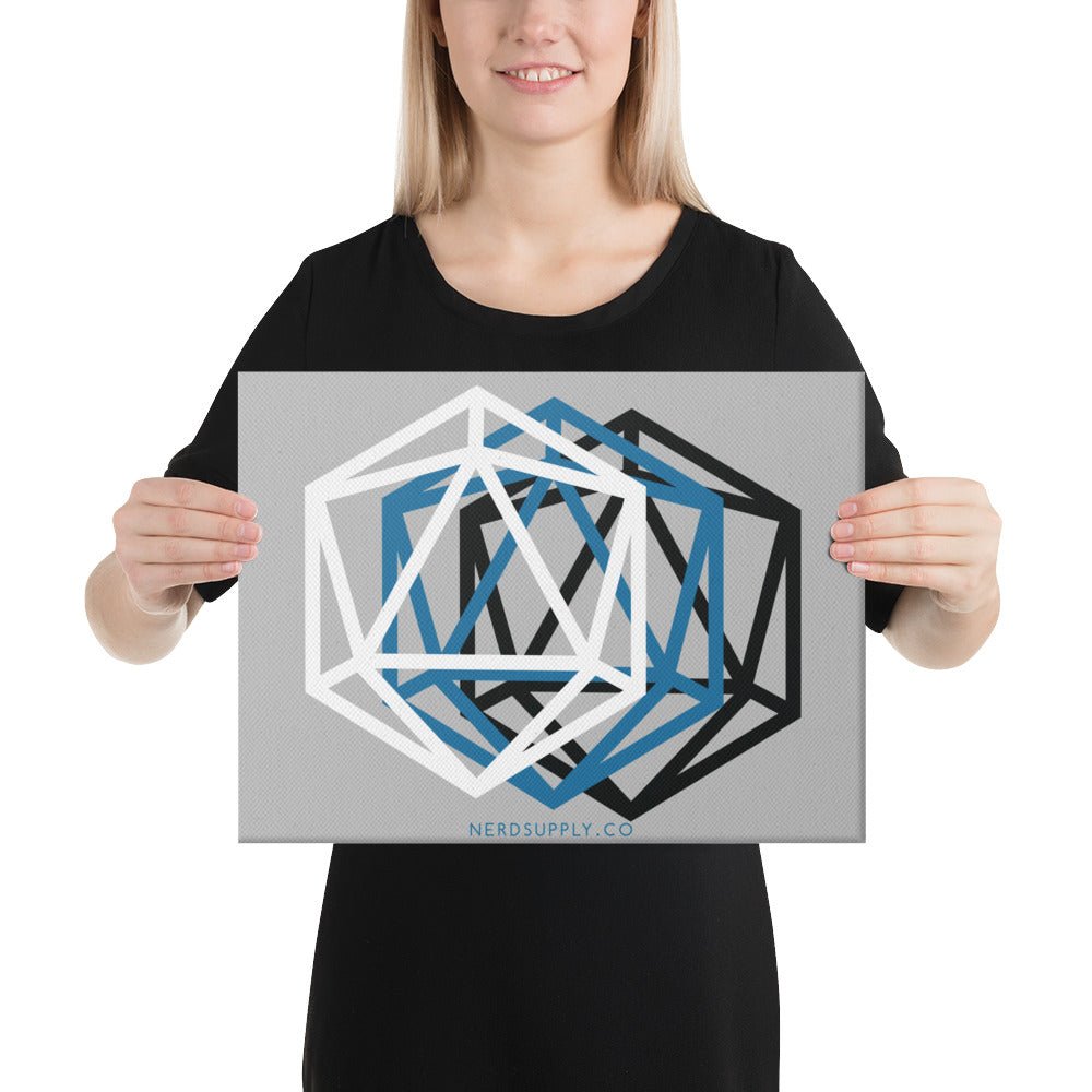 D20 x 3 Canvas - The Nerd Supply Company
