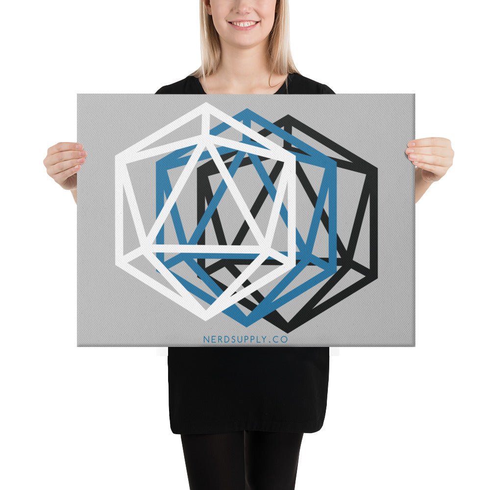 D20 x 3 Canvas - The Nerd Supply Company