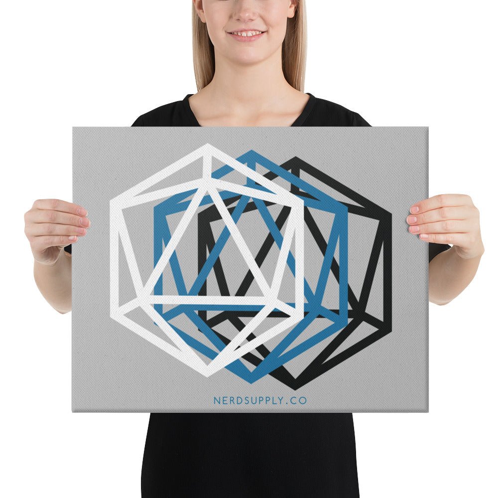 D20 x 3 Canvas - The Nerd Supply Company