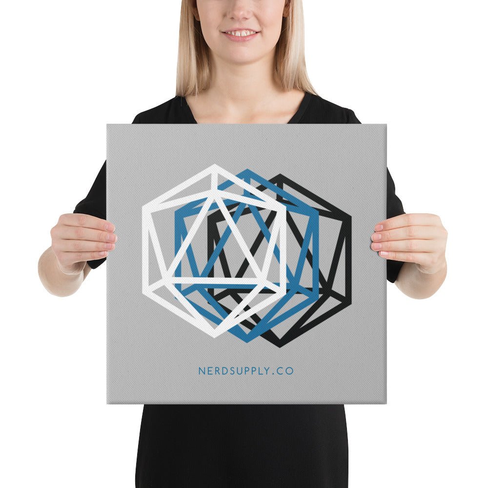 D20 x 3 Canvas - The Nerd Supply Company