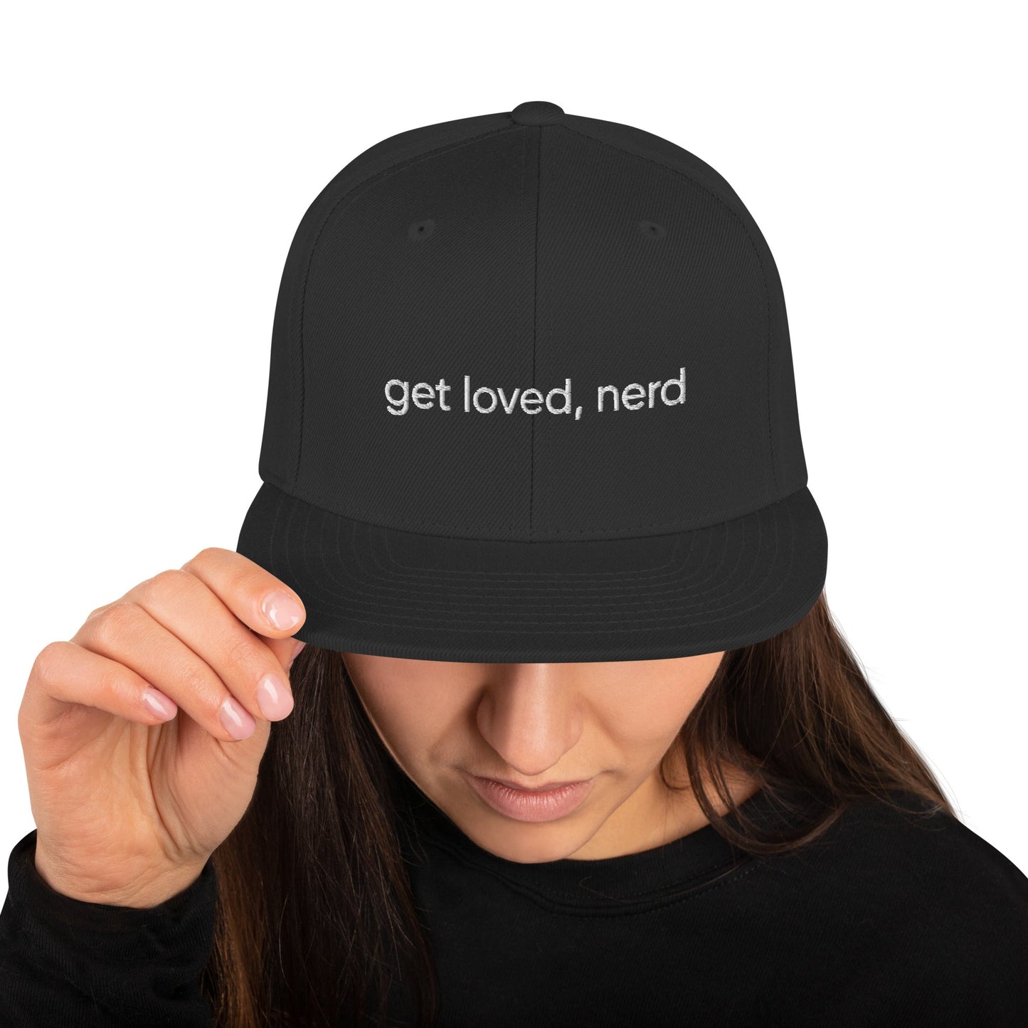 get loved, nerd Snapback - The Nerd Supply Company