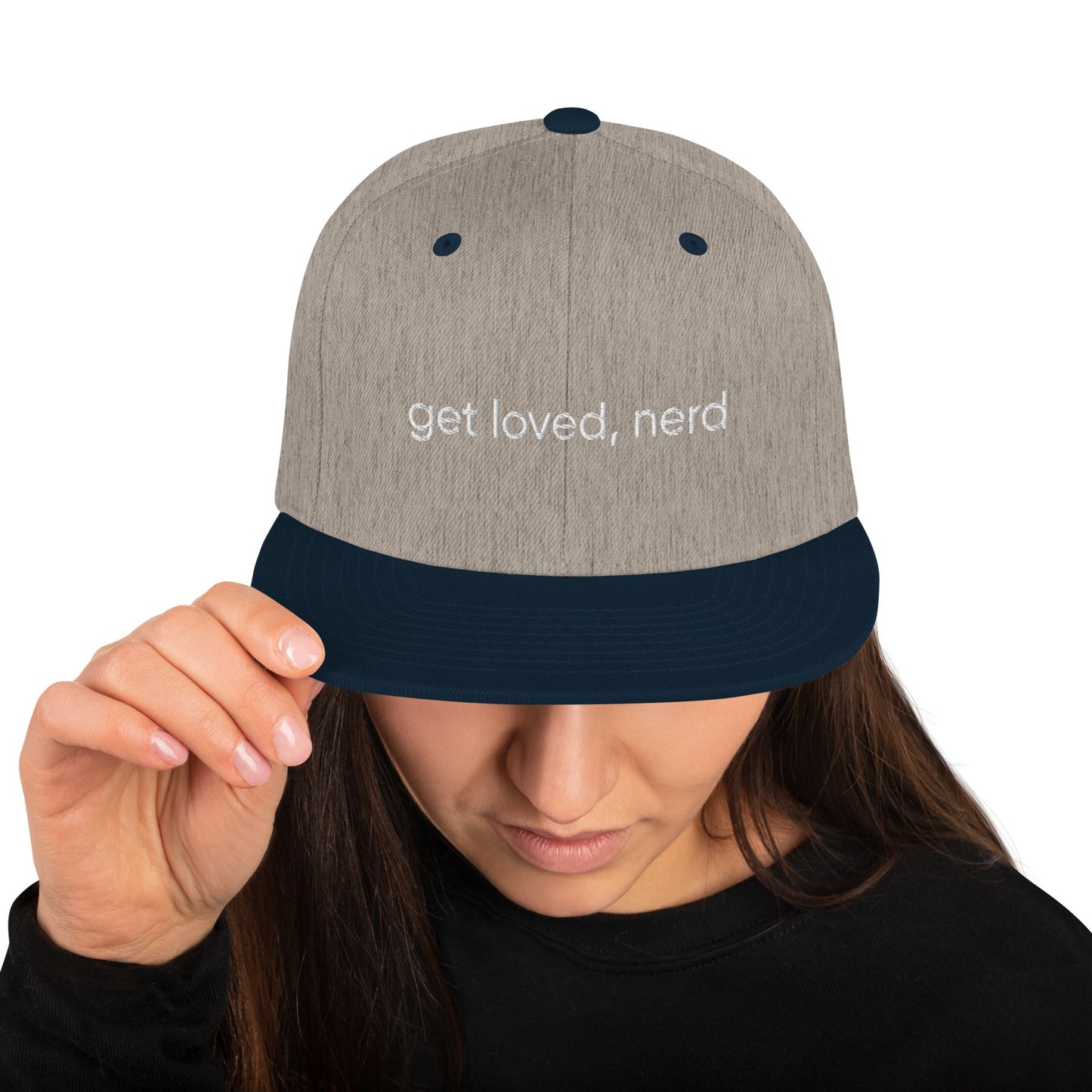 get loved, nerd Snapback - The Nerd Supply Company