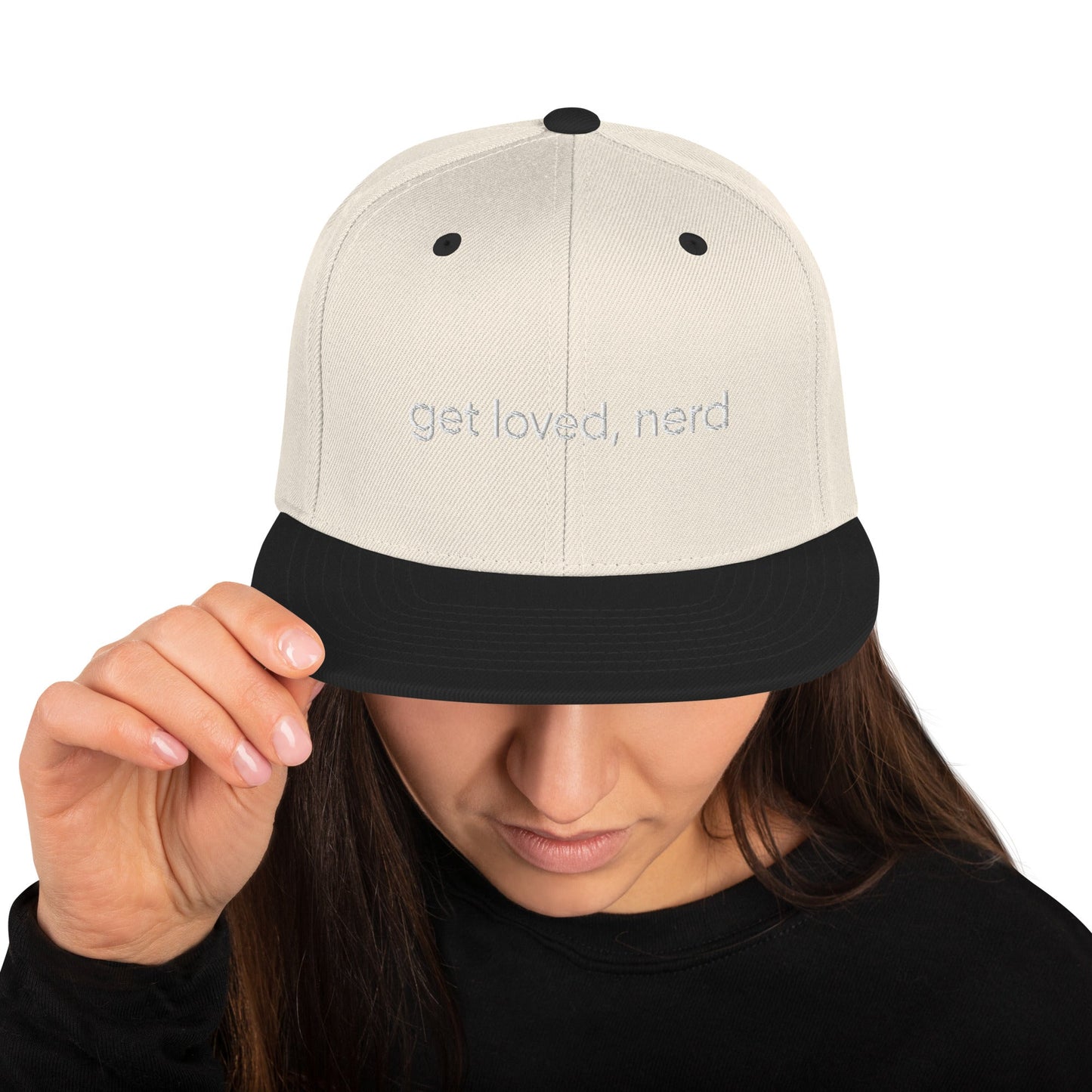 get loved, nerd Snapback - The Nerd Supply Company