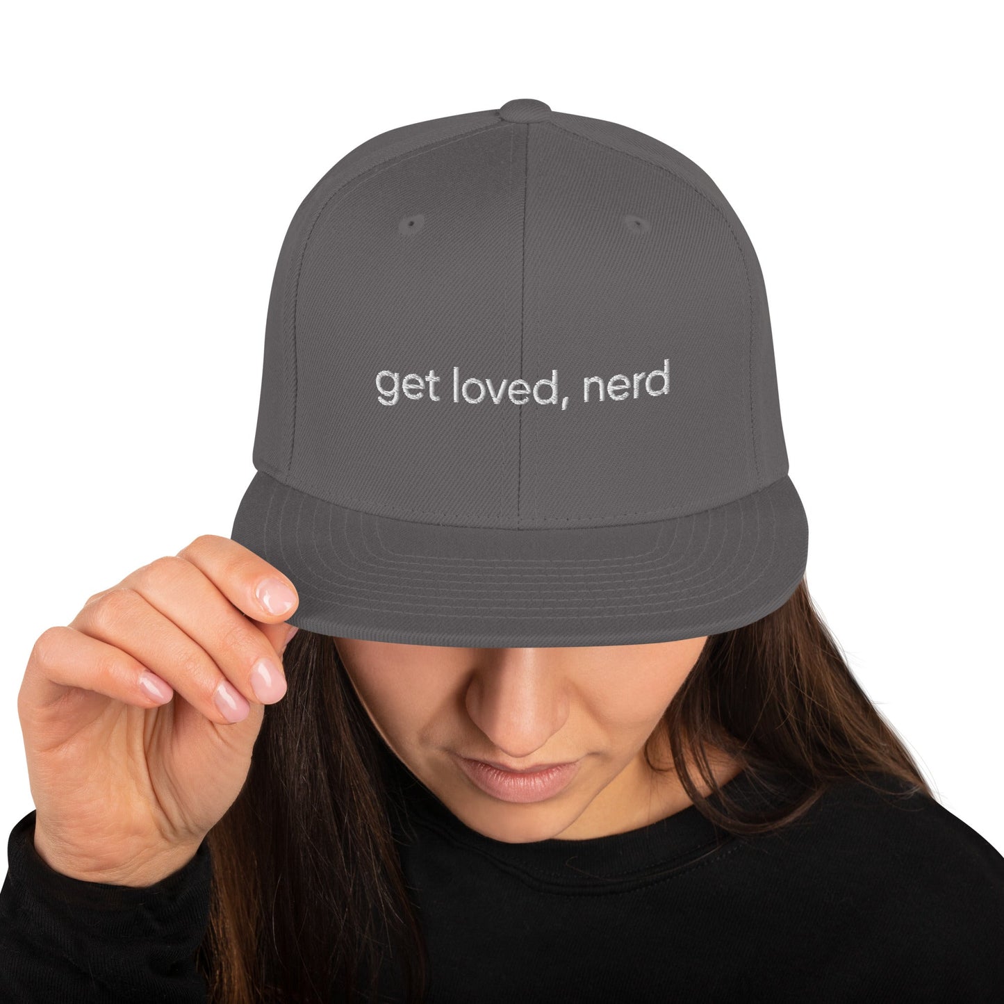 get loved, nerd Snapback - The Nerd Supply Company