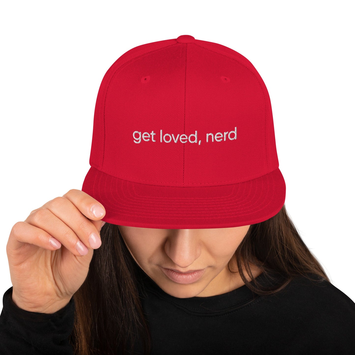 get loved, nerd Snapback - The Nerd Supply Company