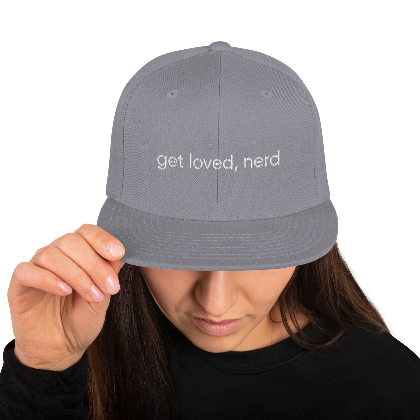 get loved, nerd Snapback - The Nerd Supply Company