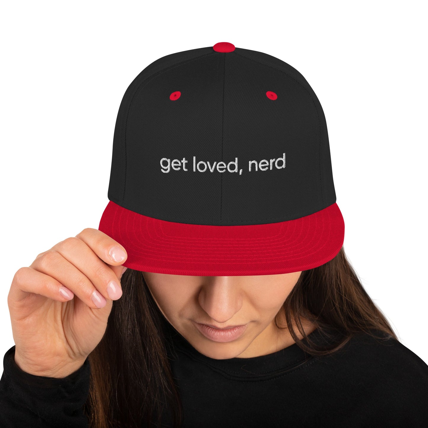 get loved, nerd Snapback - The Nerd Supply Company