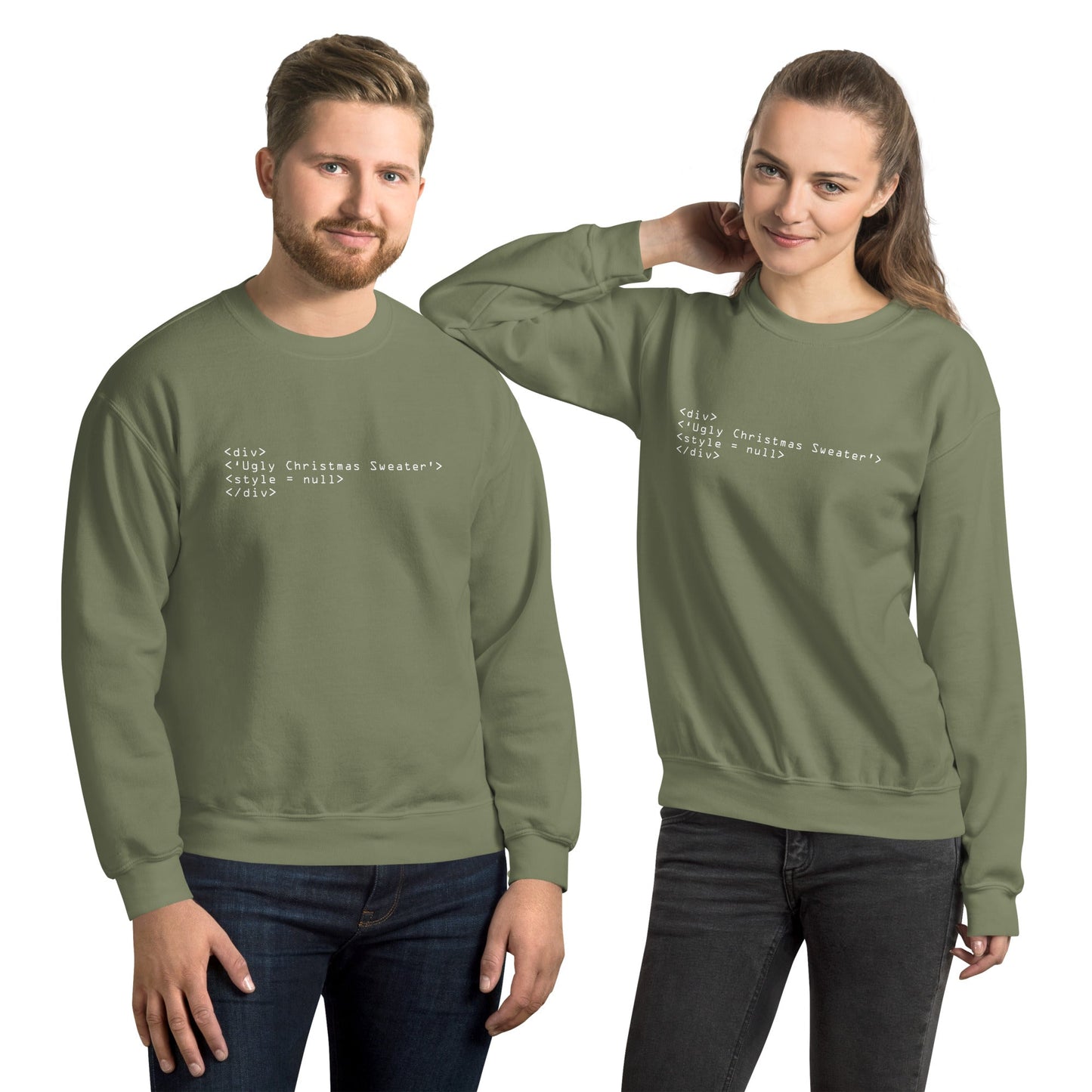 HTML "Ugly Christmas Sweater" sweatshirt - The Nerd Supply Company