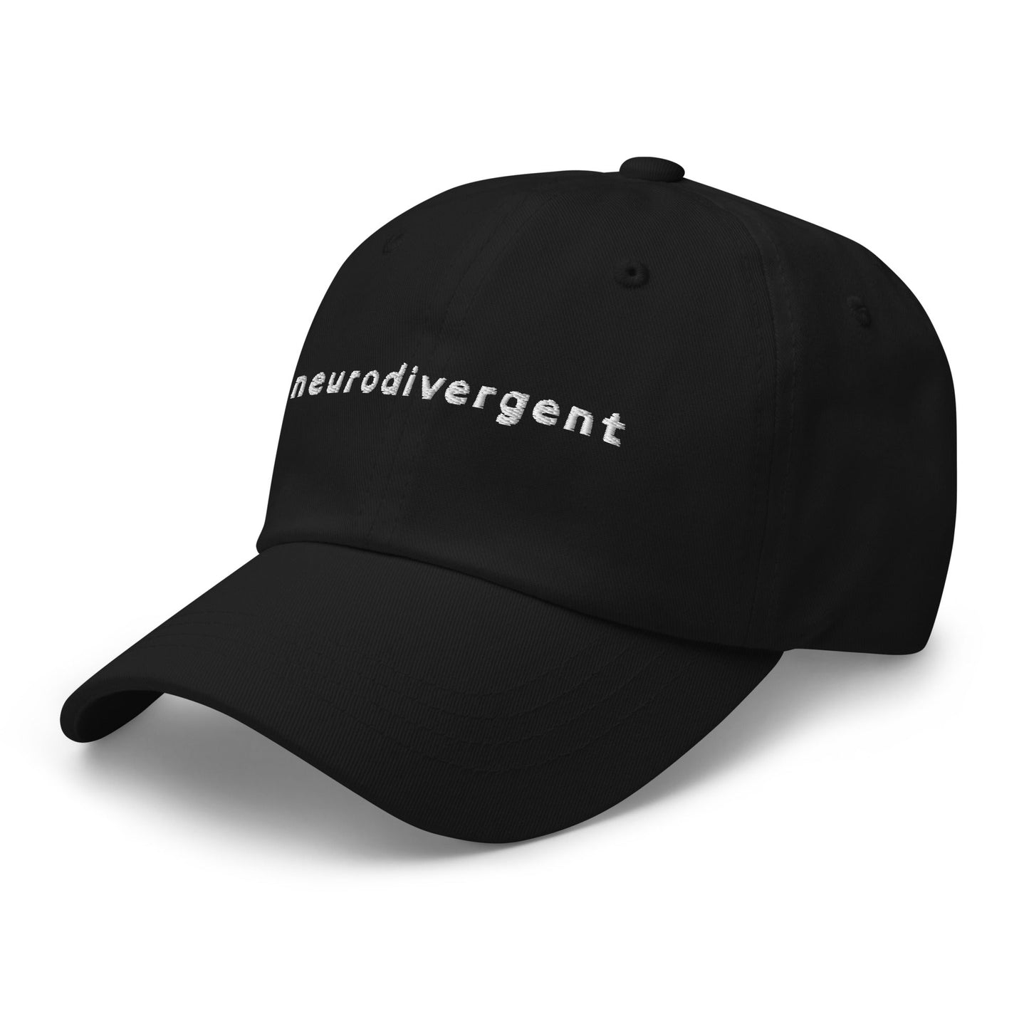 "Neurodivergent" in Dyslexic Font - ballcap - The Nerd Supply Company