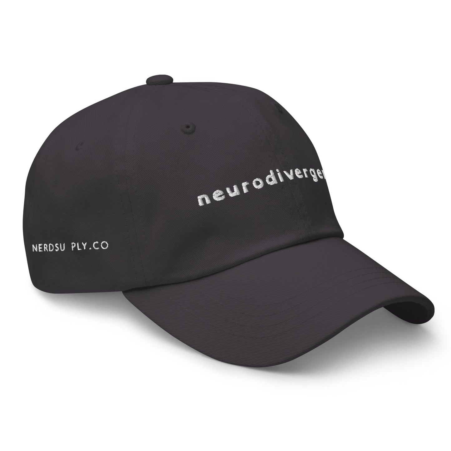 "Neurodivergent" in Dyslexic Font - ballcap - The Nerd Supply Company