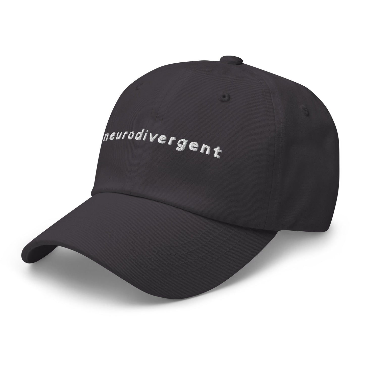 "Neurodivergent" in Dyslexic Font - ballcap - The Nerd Supply Company