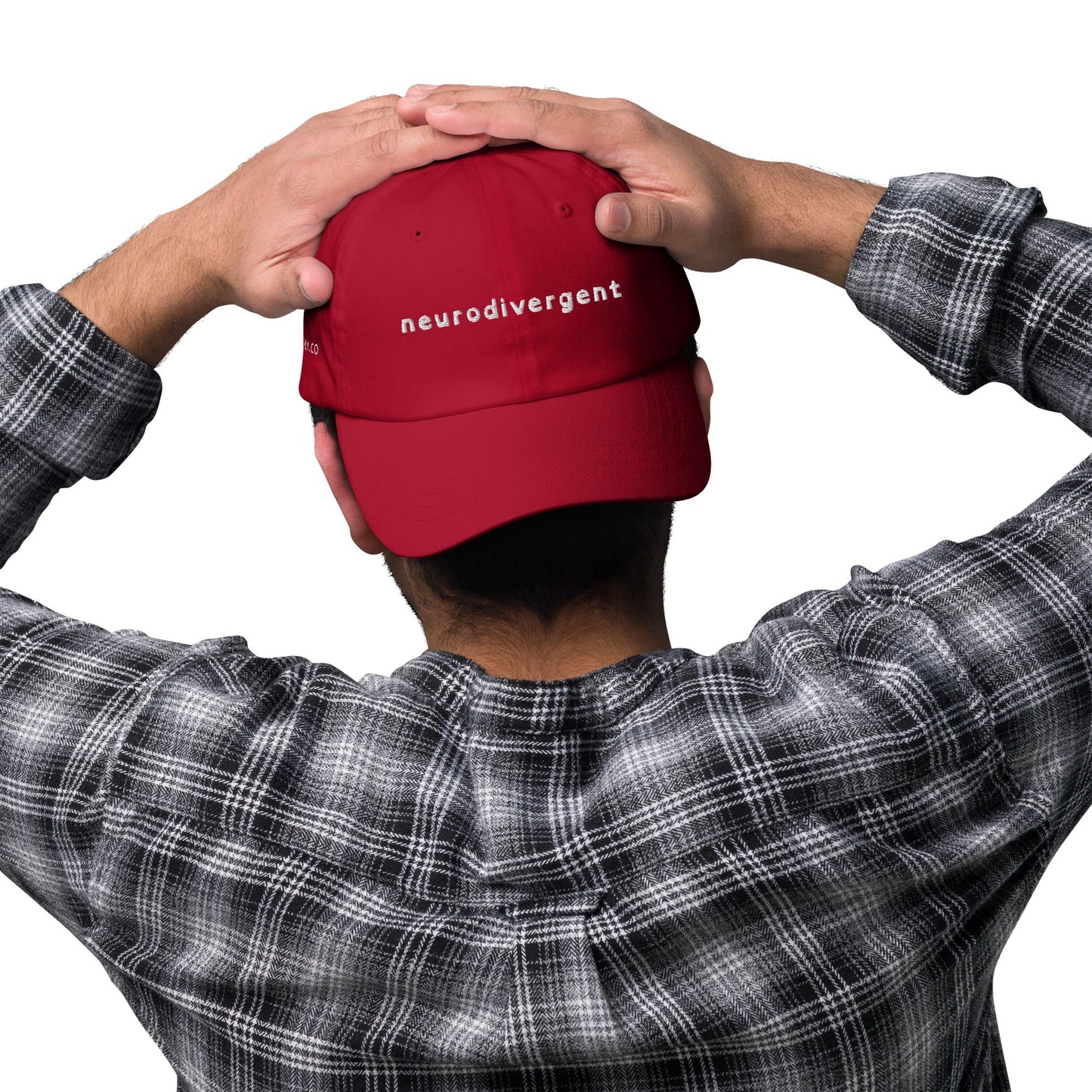"Neurodivergent" in Dyslexic Font - ballcap - The Nerd Supply Company