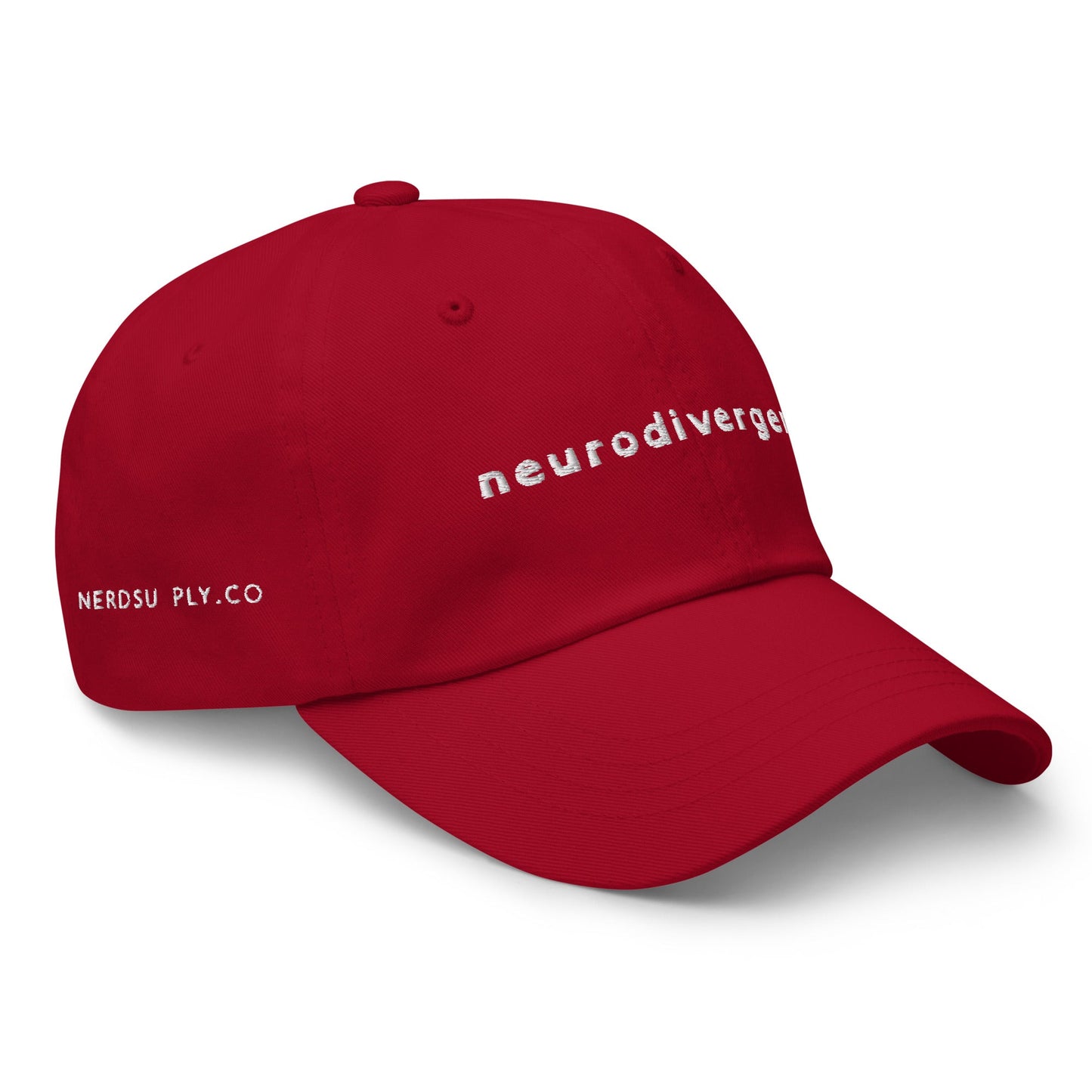 "Neurodivergent" in Dyslexic Font - ballcap - The Nerd Supply Company