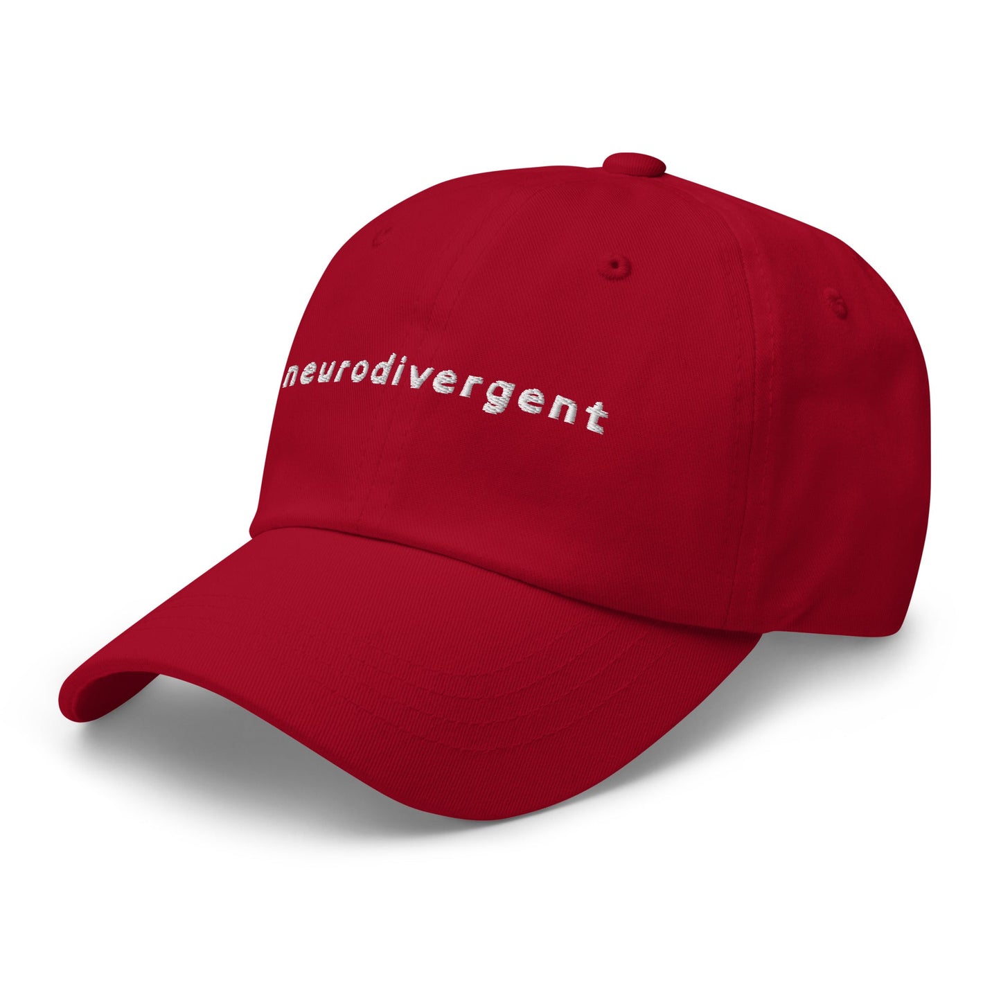 "Neurodivergent" in Dyslexic Font - ballcap - The Nerd Supply Company