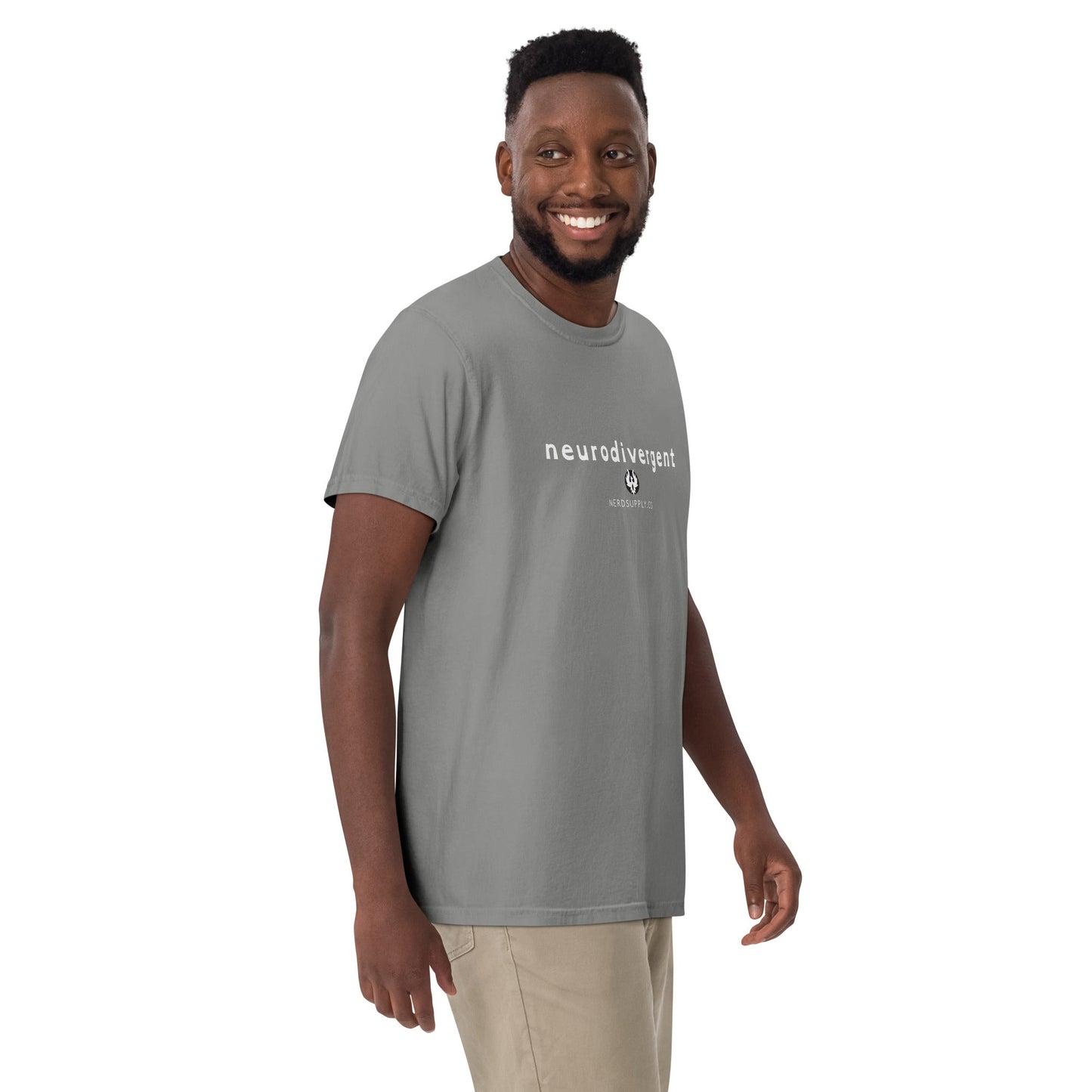 "Neurodivergent" in dyslexic font - t-shirt - The Nerd Supply Company