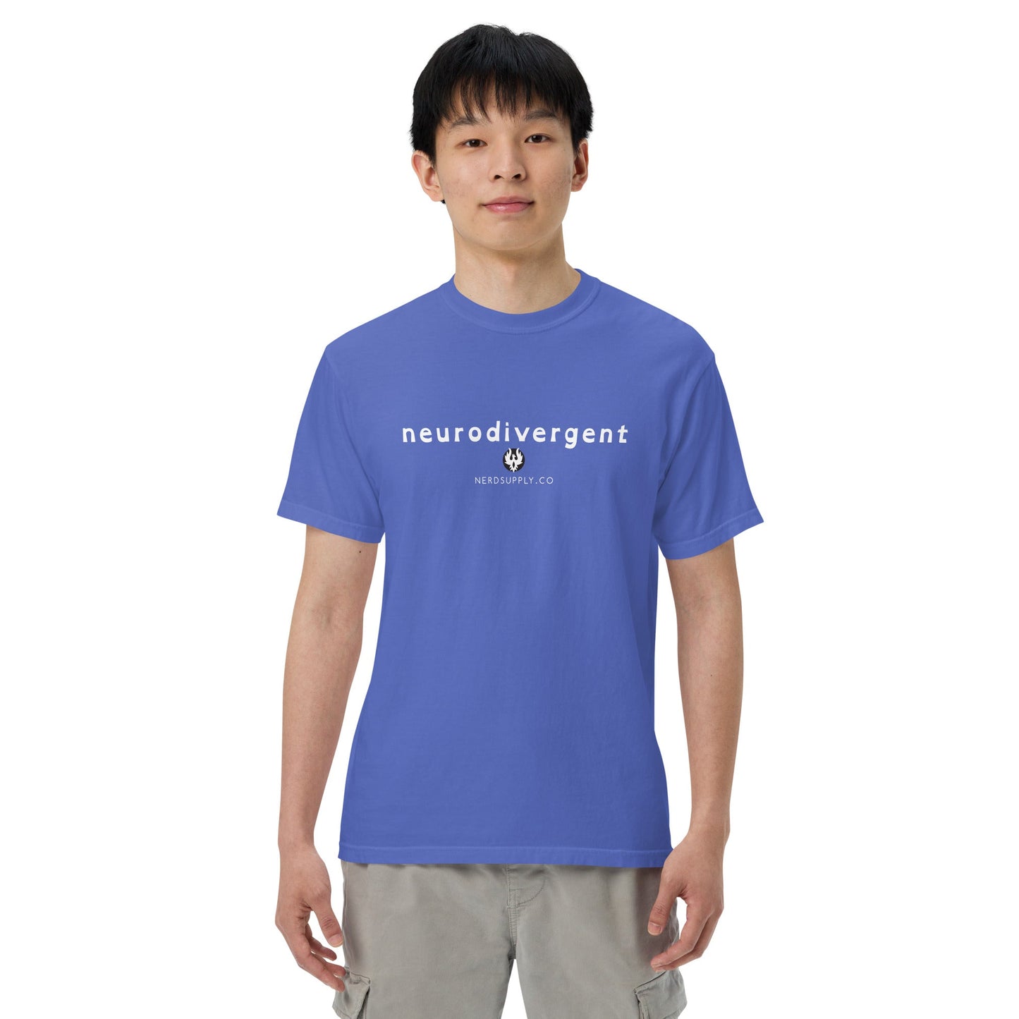 "Neurodivergent" in dyslexic font - t-shirt - The Nerd Supply Company