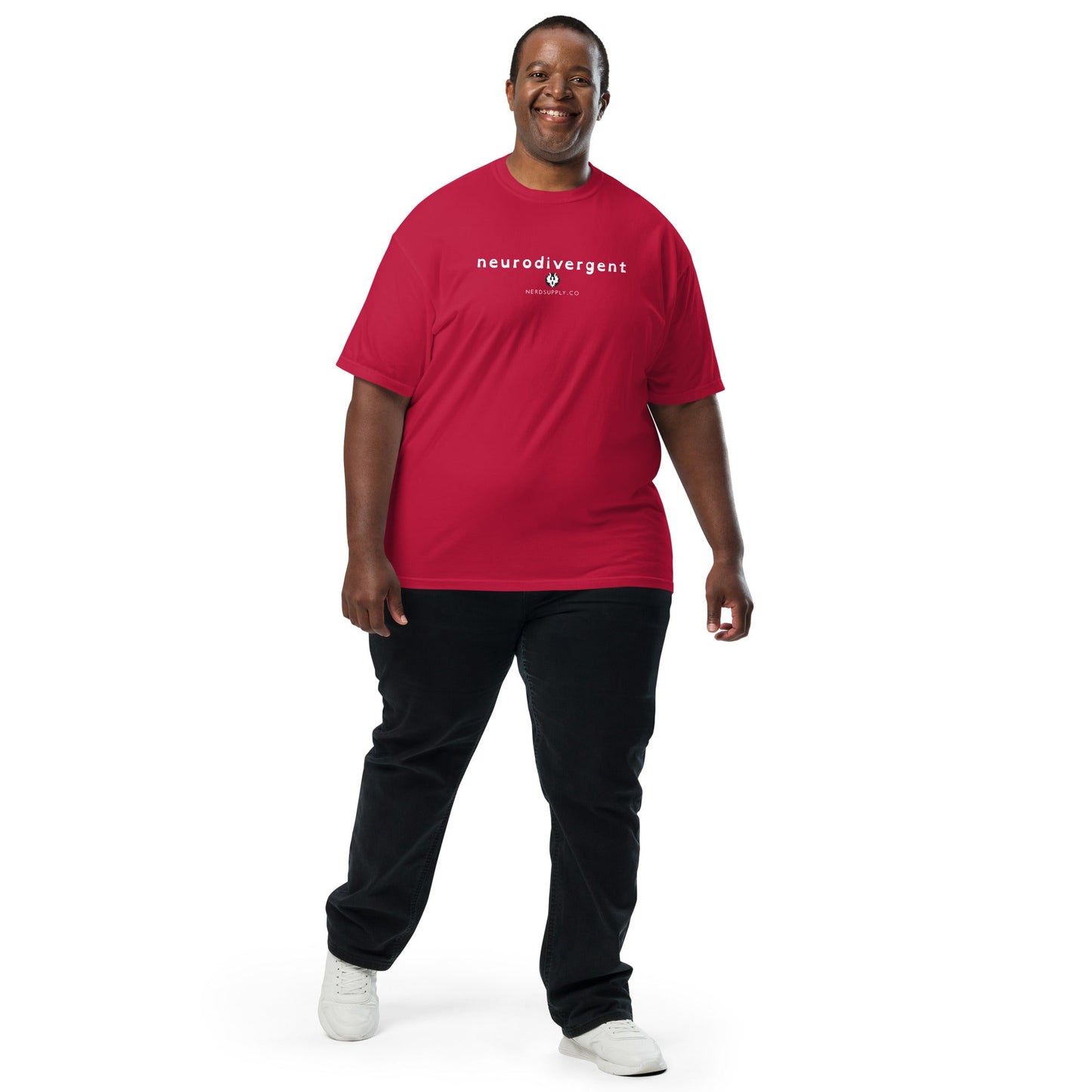 "Neurodivergent" in dyslexic font - t-shirt - The Nerd Supply Company