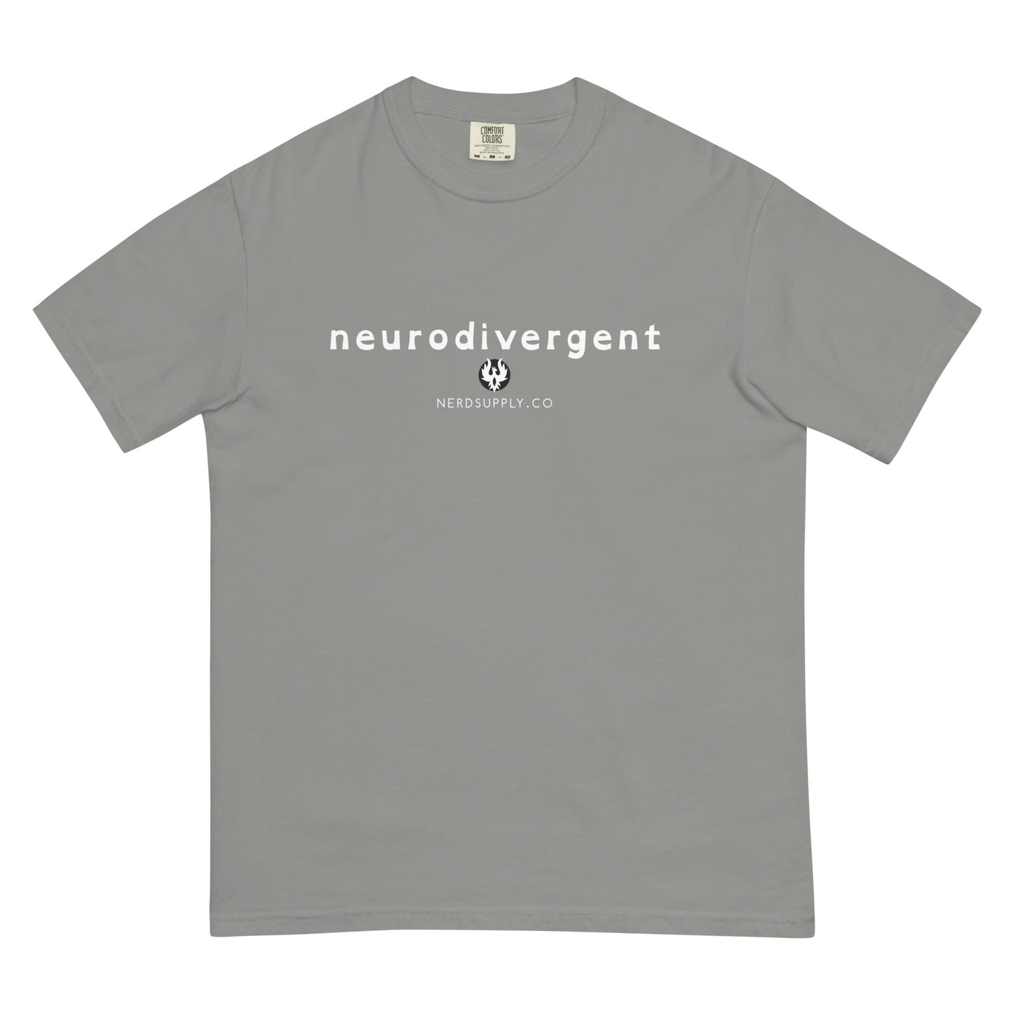 "Neurodivergent" in dyslexic font - t-shirt - The Nerd Supply Company