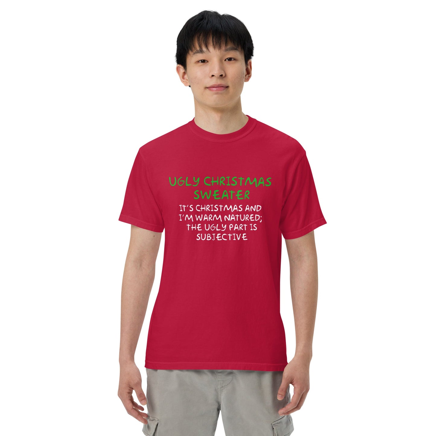 Subjectively Ugly Christmas Sweater T-shirt - The Nerd Supply Company