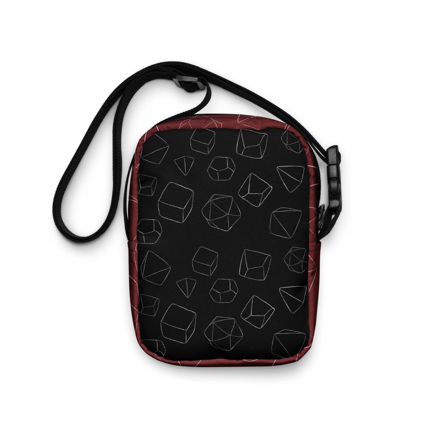 Utility crossbody bag - Black & Red - The Nerd Supply Company