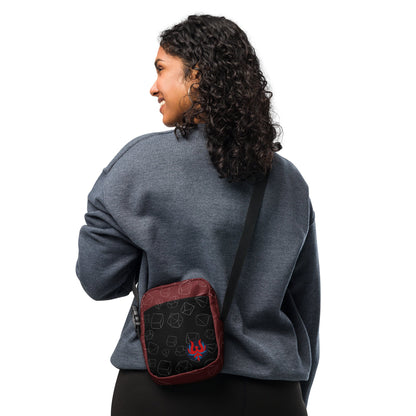 Utility crossbody bag - Black & Red - The Nerd Supply Company