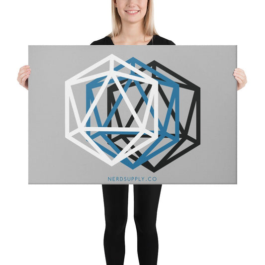 D20 x 3 Canvas - The Nerd Supply Company