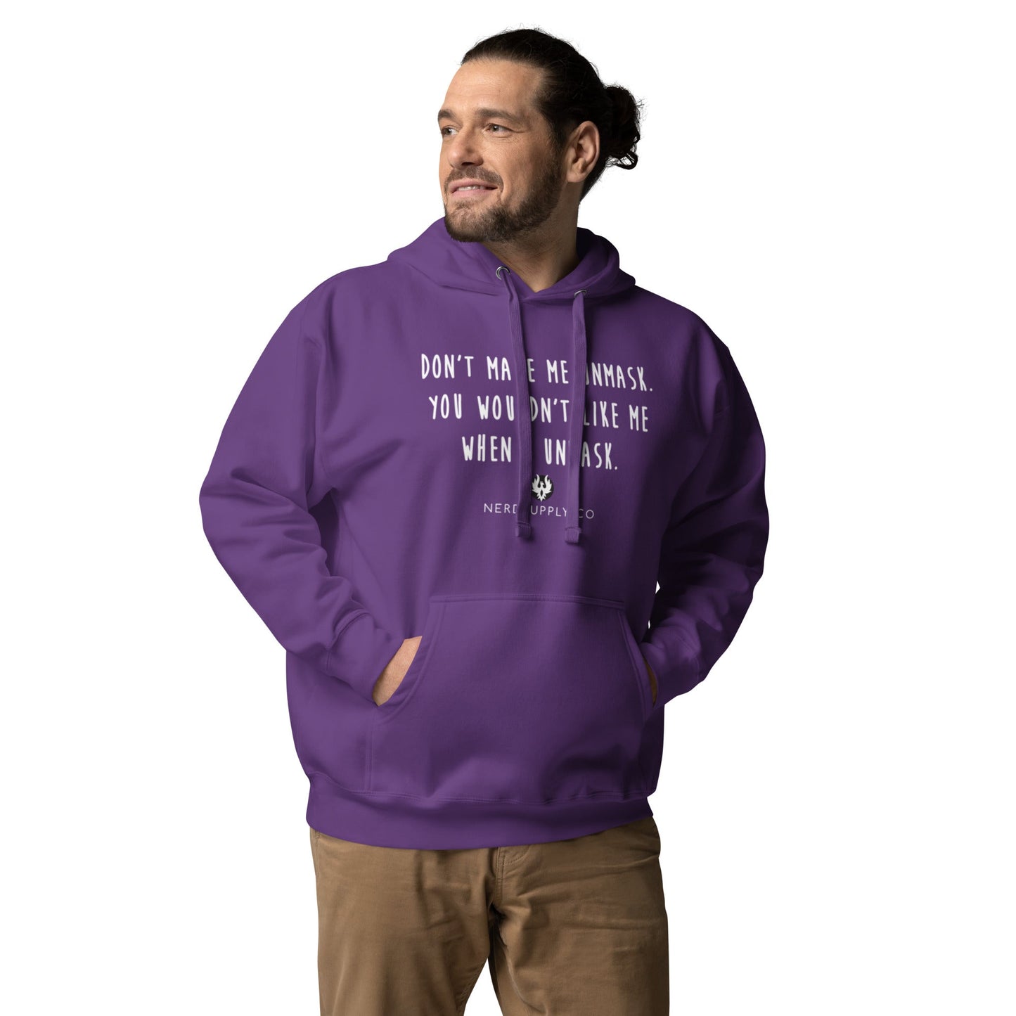 "Don't make me unmask" - Hoodie - The Nerd Supply Company