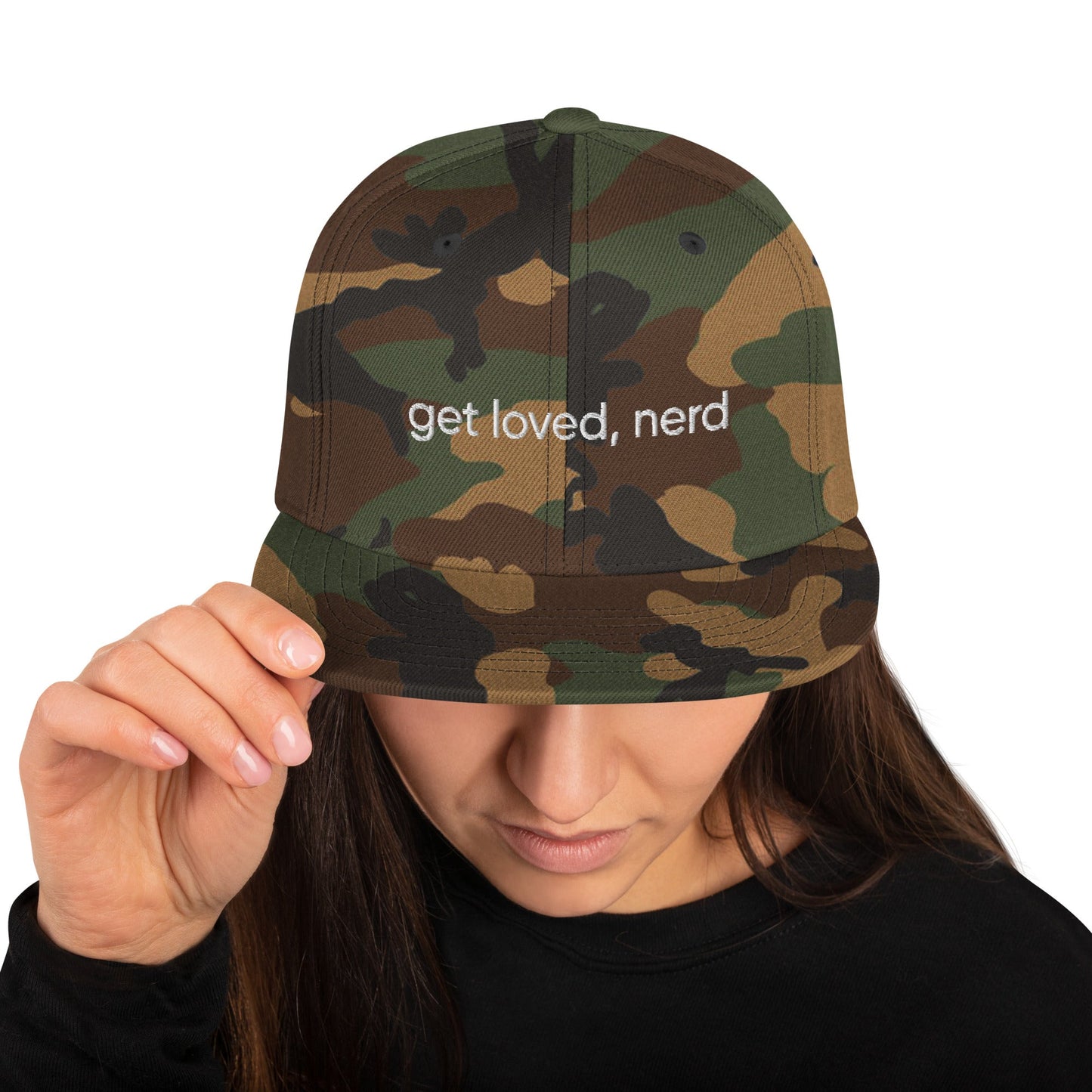 get loved, nerd Snapback - The Nerd Supply Company