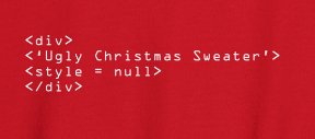 HTML "Ugly Christmas Sweater" sweatshirt - The Nerd Supply Company