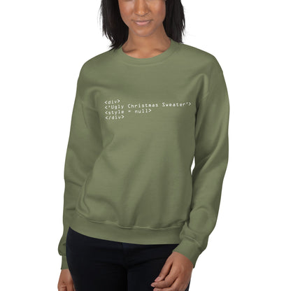 HTML "Ugly Christmas Sweater" sweatshirt - The Nerd Supply Company