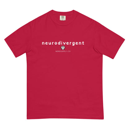 "Neurodivergent" in dyslexic font - t-shirt - The Nerd Supply Company