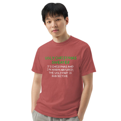 Subjectively Ugly Christmas Sweater T-shirt - The Nerd Supply Company