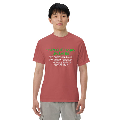 Subjectively Ugly Christmas Sweater T-shirt - The Nerd Supply Company